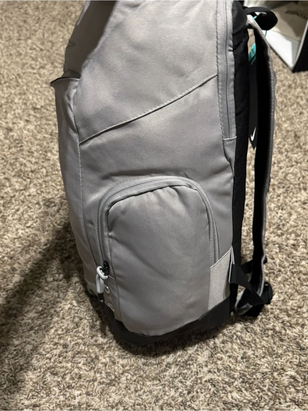 Nike Gray and Black Elite Backpack